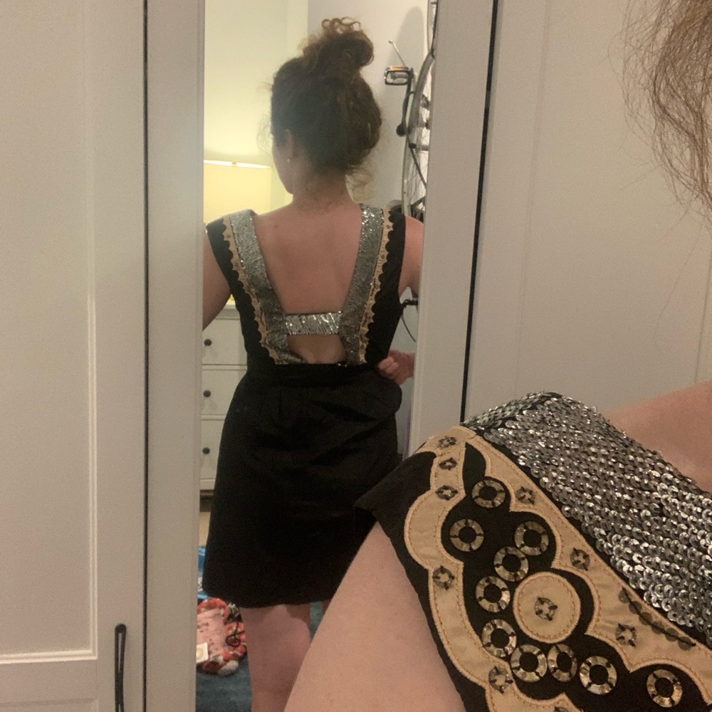 Sexy back french connection dress